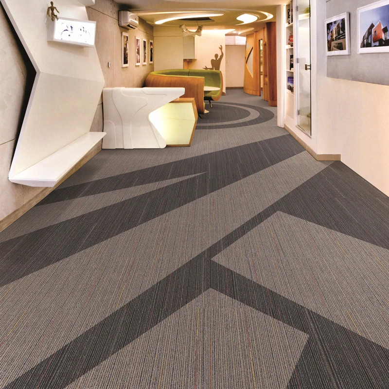 Wear-resisting PP bitumen backing carpet tiles living room