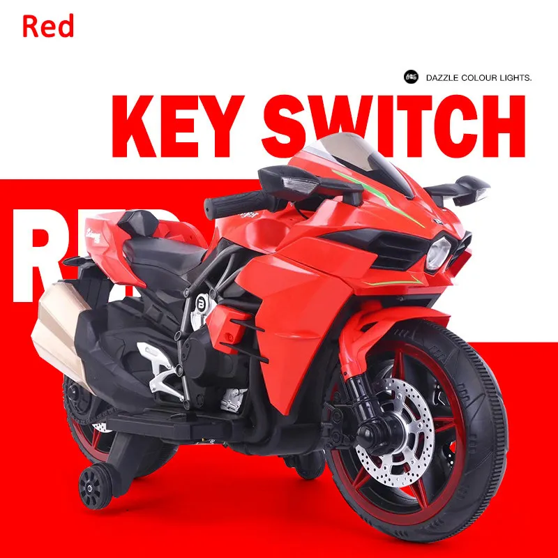 JXB Children Motorcycle 3 Wheel Baby Electric With Battery For Kids 12 Years Old