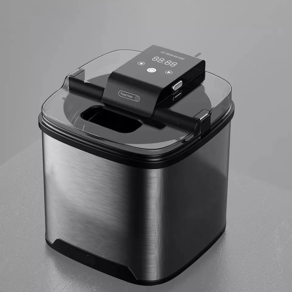 Fruit Ice Cream Maker Home Ice Cream Maker Ice Cream Machine with Big Capacity 2000ML Customized 100v-240v Automatic Household