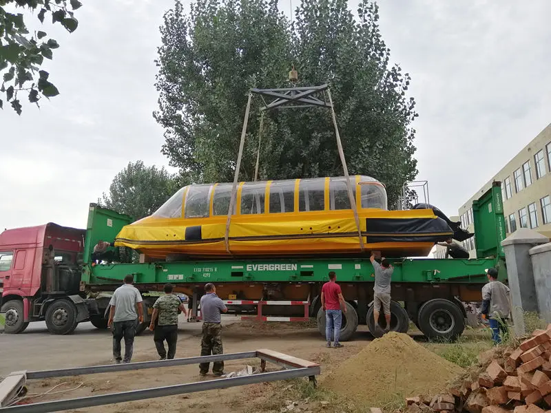 China Grandsea 28 Passenger Fast Speed FRP Water Taxi Boat for sale