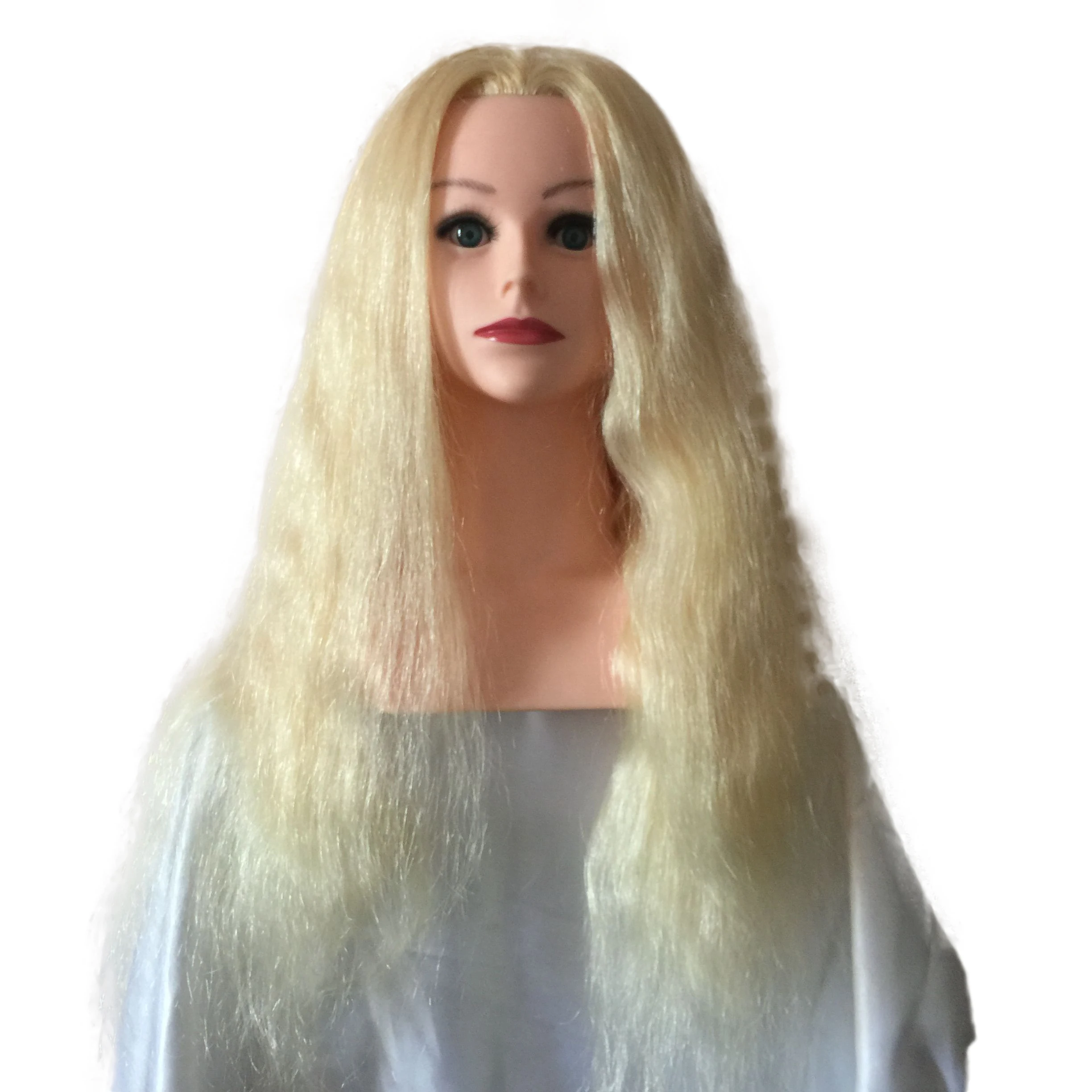 Cosmetology 100% Real Human Hair Salon Practice Hairdresser Training Head Mannequin Dummy Doll Mannequin Head WithShoulders