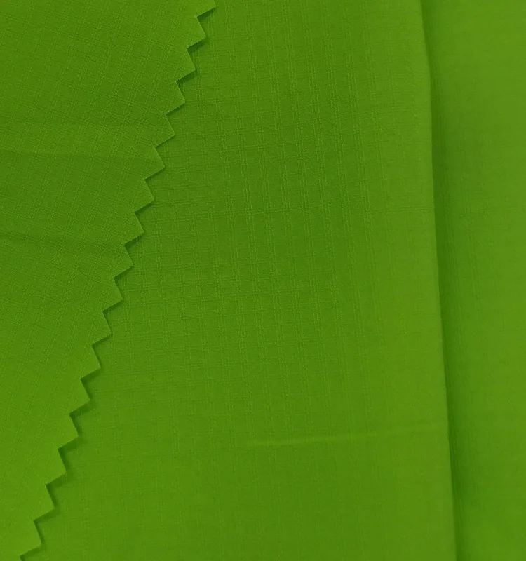Hot Sale Fluorescent Color and Neon Color 100% Polyester Matt High Visibility tc check plaid fabric for Uniform Workwear