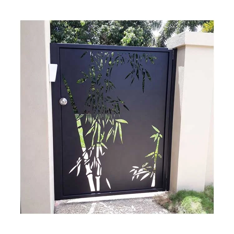 Custom Laser Cut Garden Fence Decorative Metal Privacy Screen Panels Decorative Metal Garden Gates