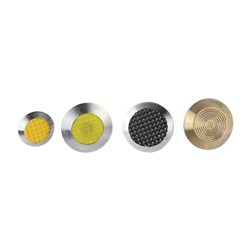 Factory Price Anti Slip Diamond Face Round 304 Stainless Steel Tactile Road Stud Indicator for Traffic Safety