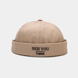 Korean new embroidery See YOU  landlords hat fashion unisex adjustable size hip-hop skull hat