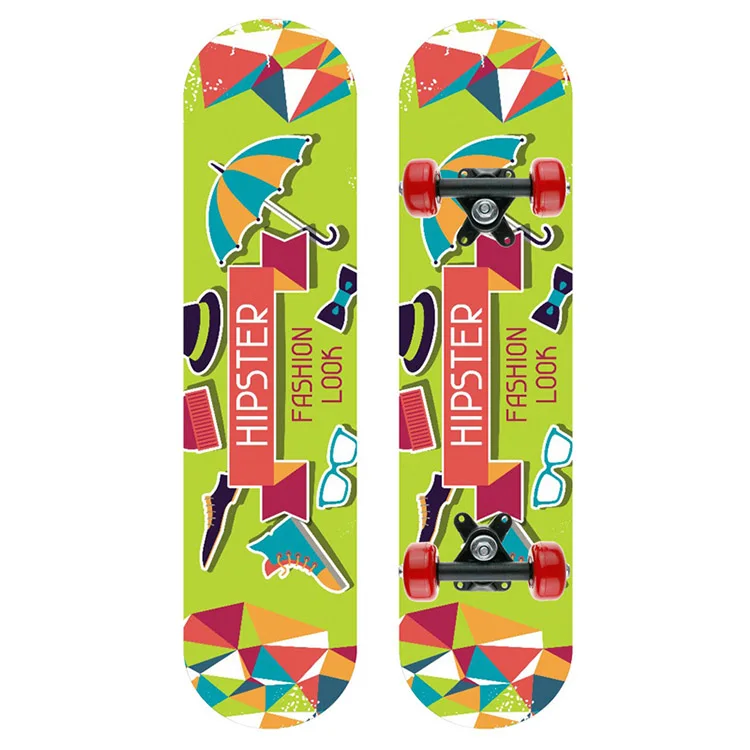 
High quality custom cartoon pattern skateboard for children gift 