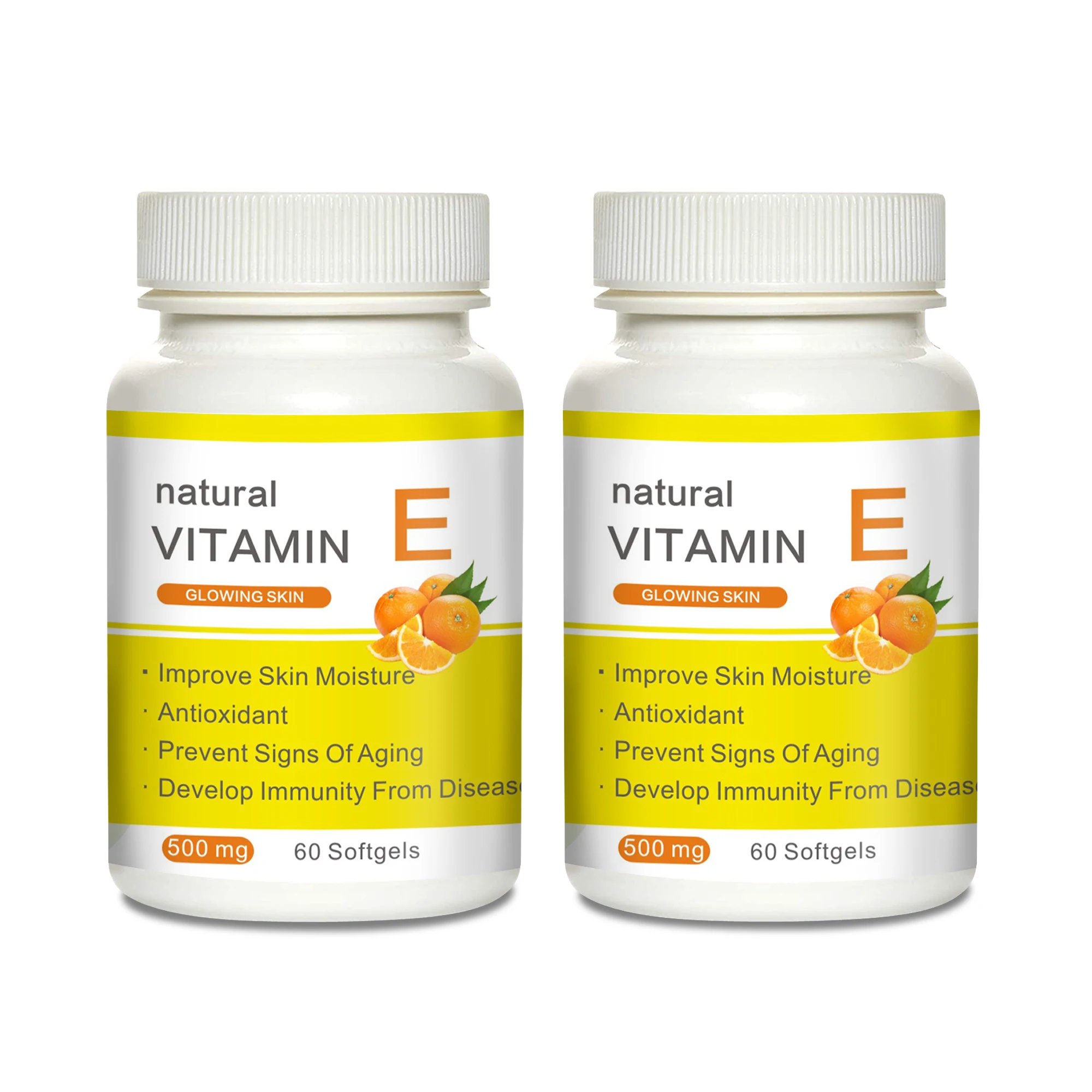 Hot Selling Natural Hair Growth Anti-aging Supplement Vitamin E Oil Bulk Vitamin E Capsule Face