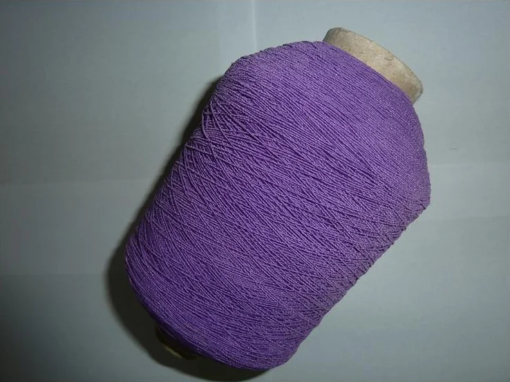 100/75/75 polyester High Elastic Natural Latex Rubber yarn For Textile knitting