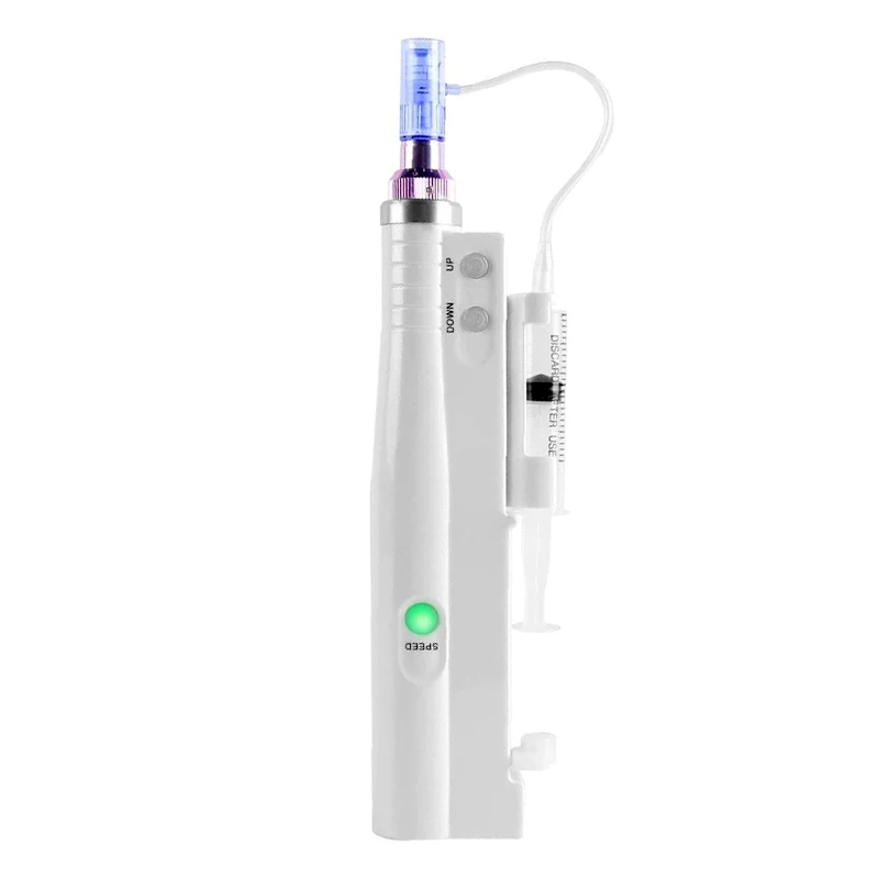 2 In 1 Mini Electric Meso Gun Nano Microneedles Derma Pen For Skin Rejuvenation Beauty Machine