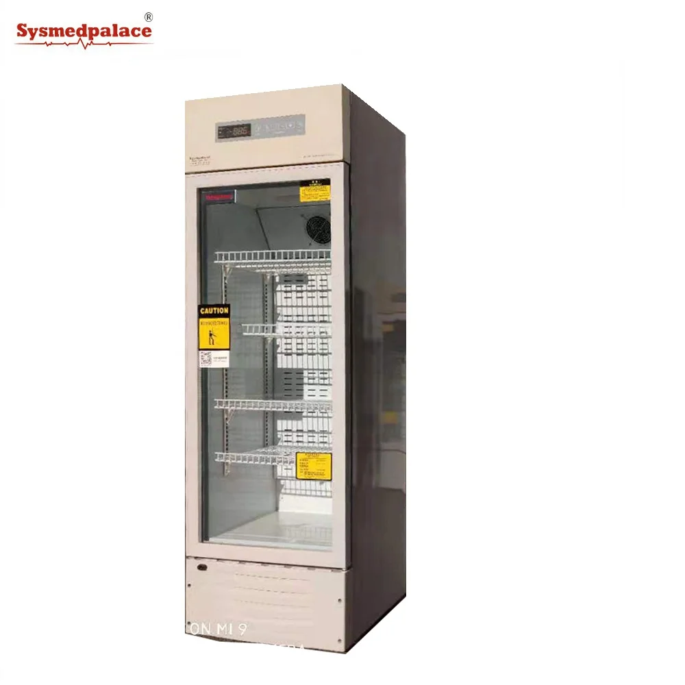 Freezerpalace YY-218 2-8 Degree Vaccine Refrigerator Pharmacy Refrigerators Pharmaceutical Fridge exported to Africa
