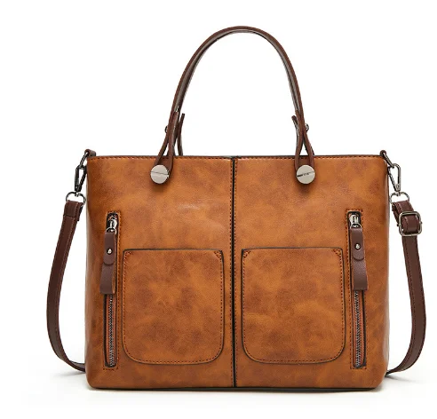 Высококачественная дизайнерская дешевая Женская Ручная сумка большой емкости Сумка-тоут из искусственной кожи на плечо