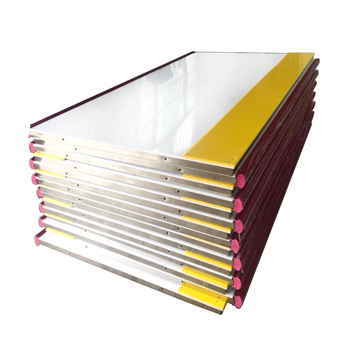 Synthetic Ice Skating Hockey Training Rink Shooting Skill Pad / Sheet / Pane l/ Fence / Barrier Factory