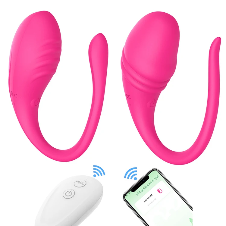 HMJ Female Vagina Massage Clitoris Woman Para Mujer Vibrating Jump Egg App Control Online Sex Toys Wireless Remote Egg Vibrator