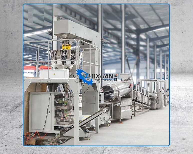 Industrial Commercial Fully Automatic Frozen French Fries Making Machine With CE Frozen Potato Chips Production Line
