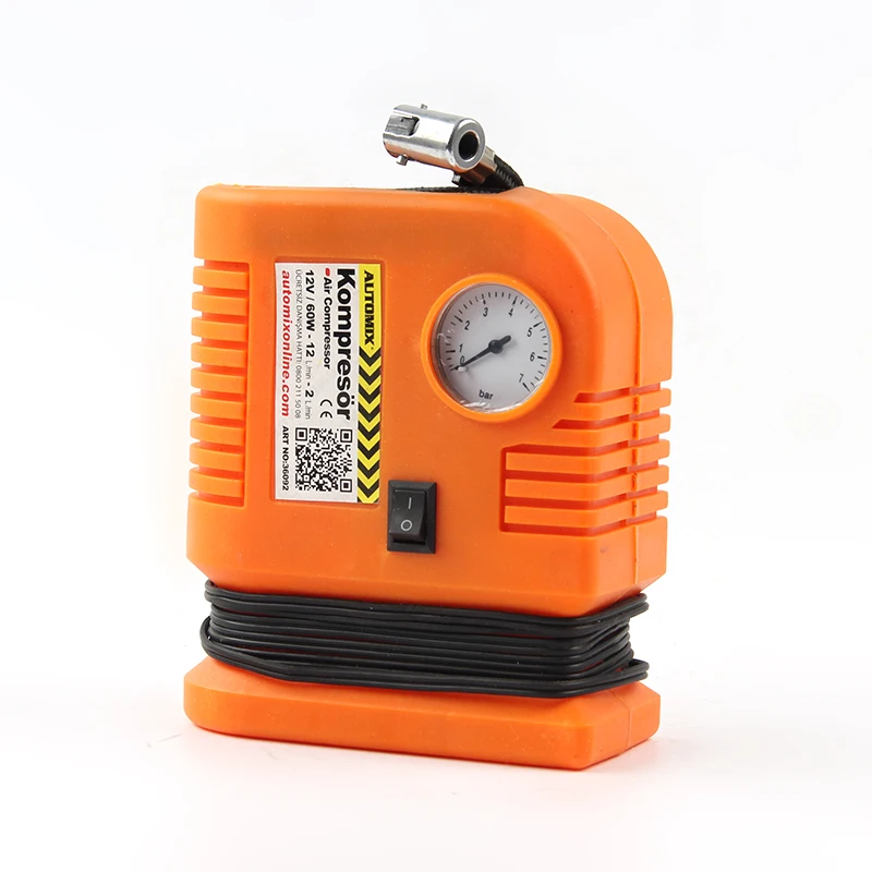 New Mini Electric Emergency Machine Tire 12v 150PSI Tractor Air Compressor Car Tyre Inflator 12V Air Pump For Car Portable Tyre
