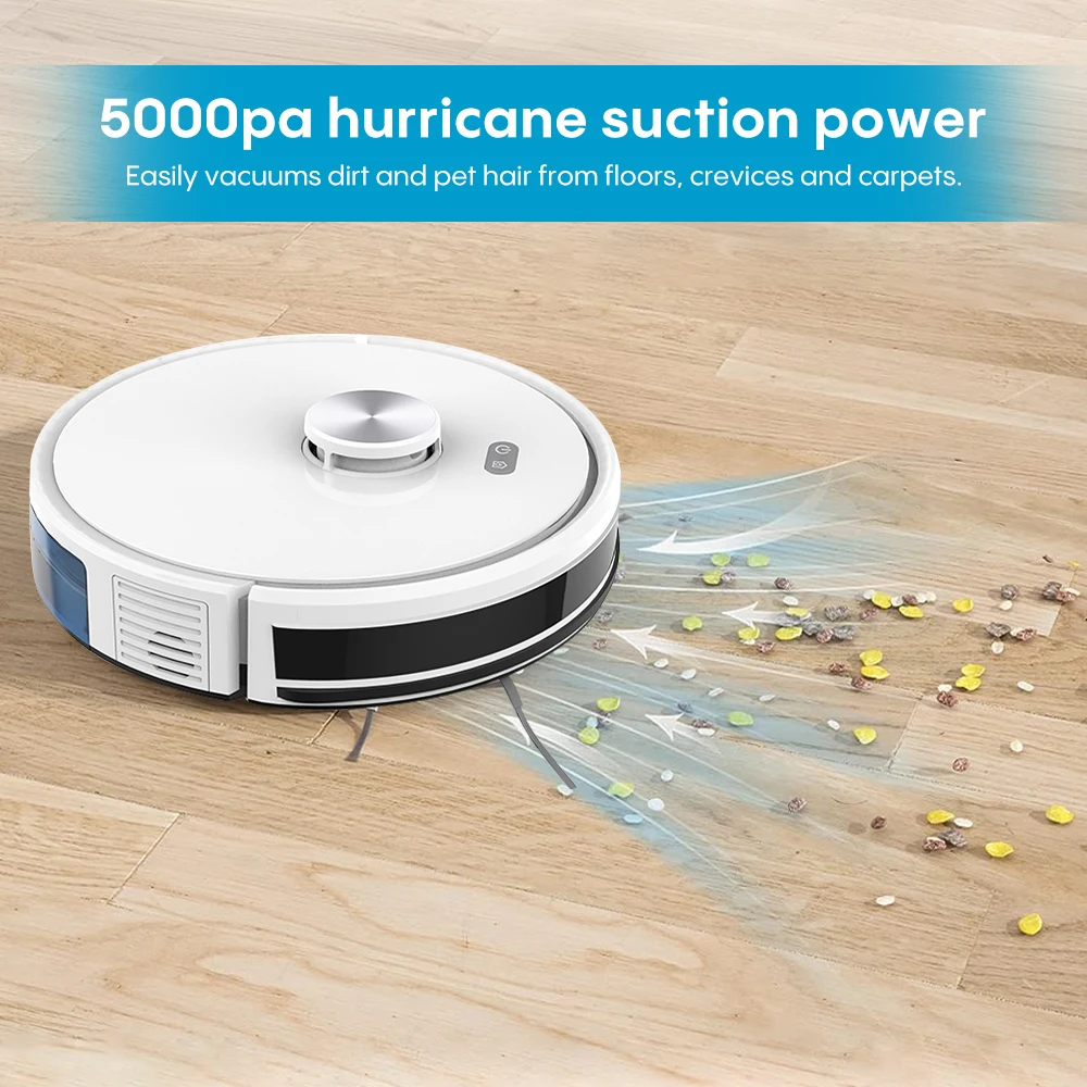 Bagotte Self-emptying Dustbin Sweeping Cheap Pool Floor 5000Pa Electric Aspirateur Germany Robot Vacuum Cleaner