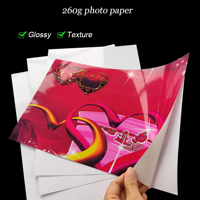 Wholesale RC Grade Inkjet Satin Photo Paper rc photo paper 8x10 100 sheets black and white