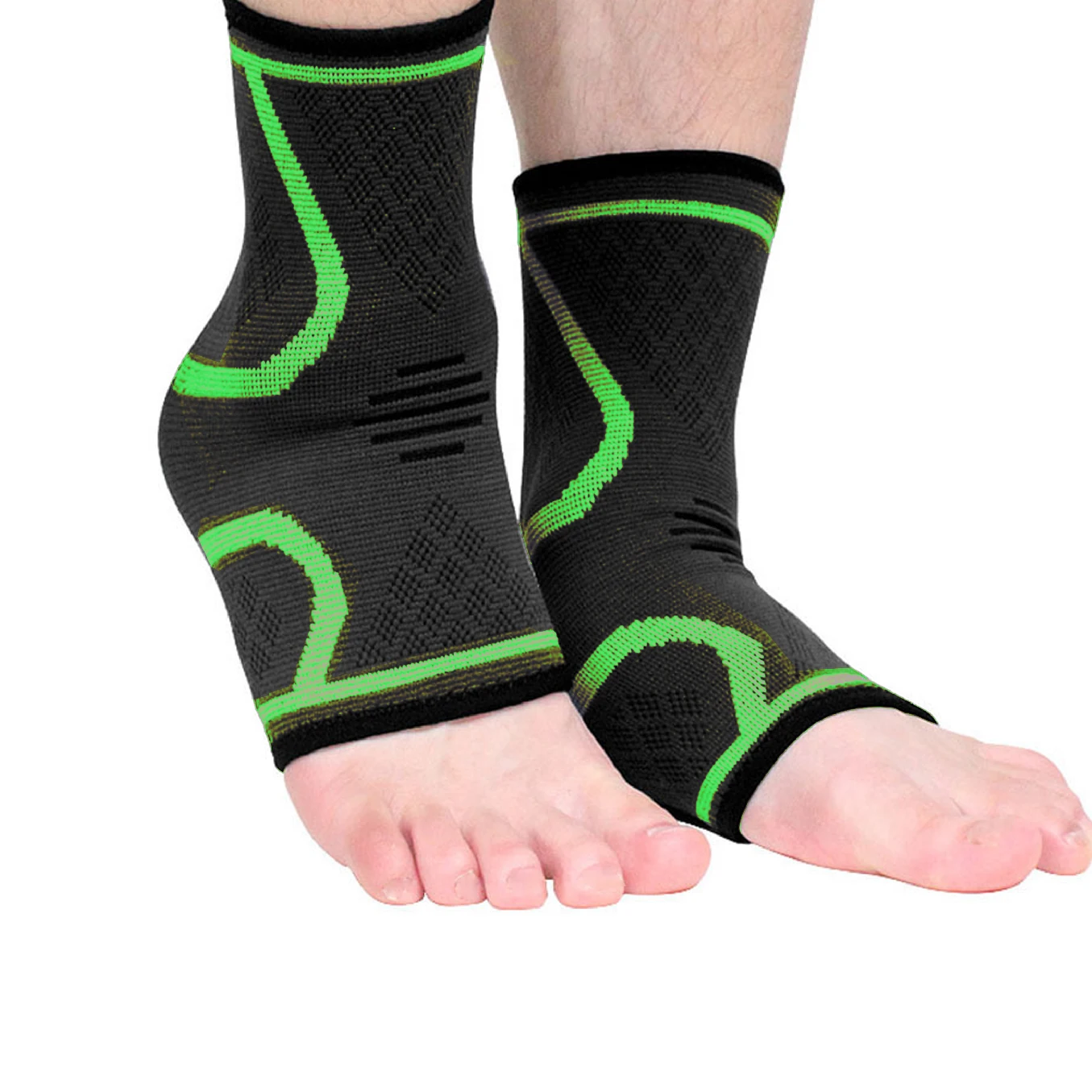 Компрессионная повязка на ногу, повязка на лодыжку, полипропиленовый пакет, унисекс, для занятий спортом, поддержка голеностопа, ортопедическая повязка на ногу, индивидуальный цвет