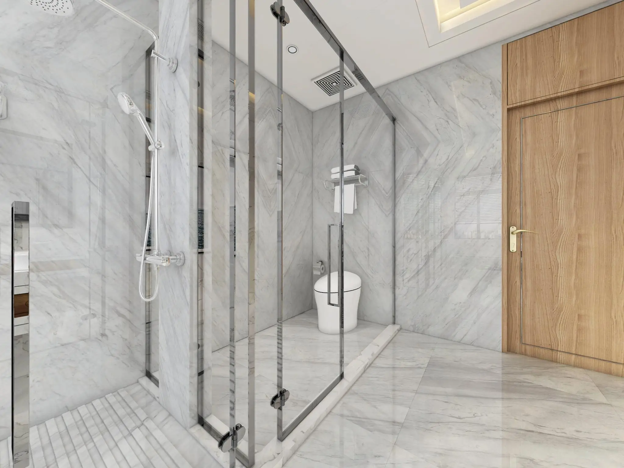 Natural stone tile Volakas White Marble tile