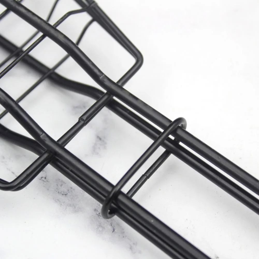 Nonstick grill basket for fish stainless steel bbq grilling basket bbq grill basket