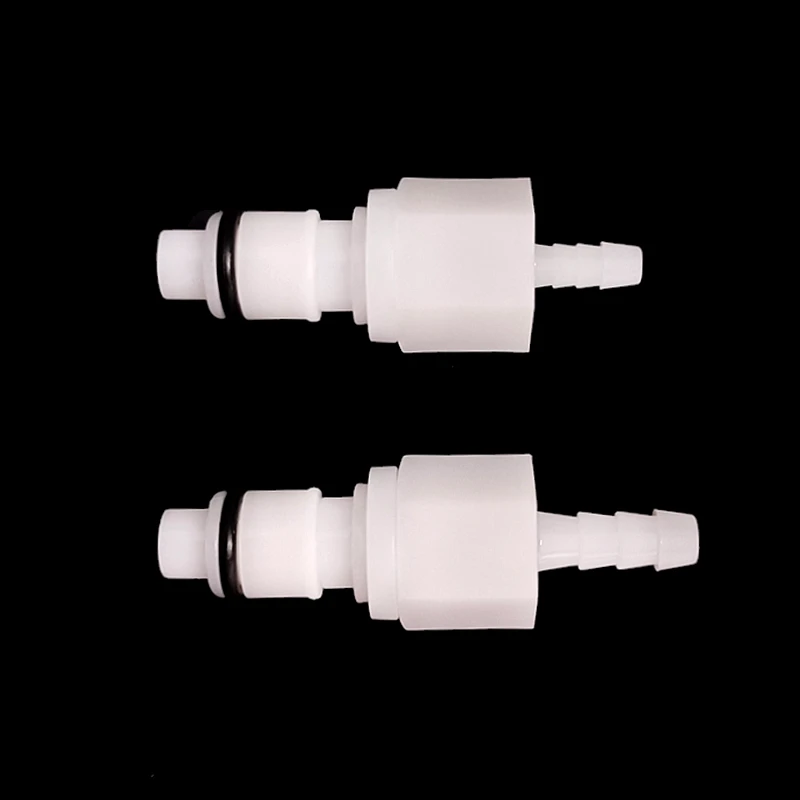 1/8 3/16 1/4 5/16 3/8 Inch Straight Hose Tail Barb Push to Connect Fitting Quick Disconnect Coupling Shut Off Hose Connector