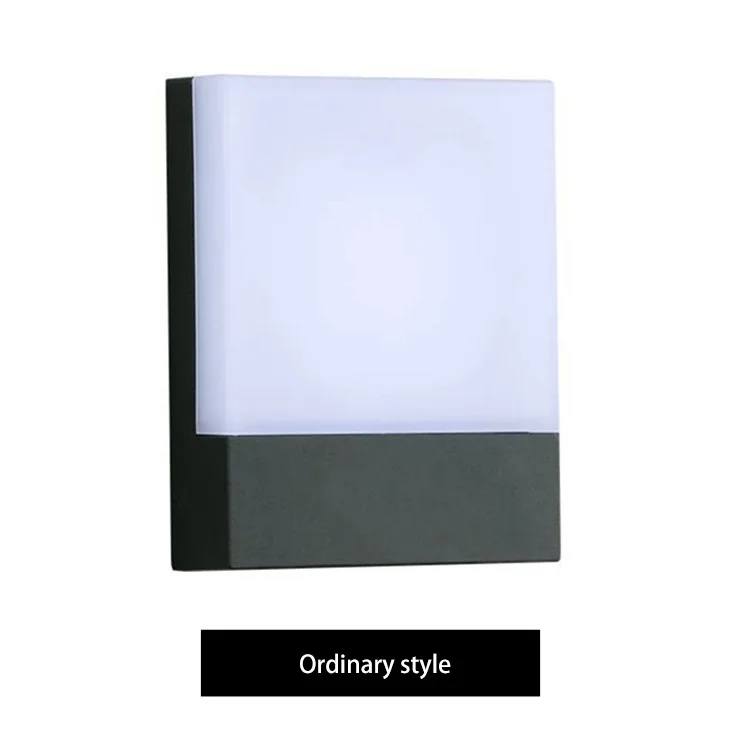 Outdoor Wall Lamp LED Waterproof Modern Minimalist Human Body Induction Wall Lamp Garden Balcony Aisle Acrylic