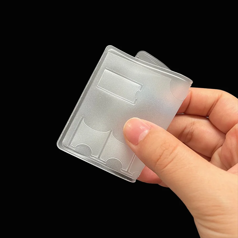 Transparent frosted anti-magnetic bank card holder lC card holder ID card holder