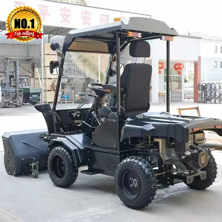 6.5HP 15HP Hand Electric Start Snow Sweeper Snowplow Thrower Machine Road Snow Sweeper For Sale