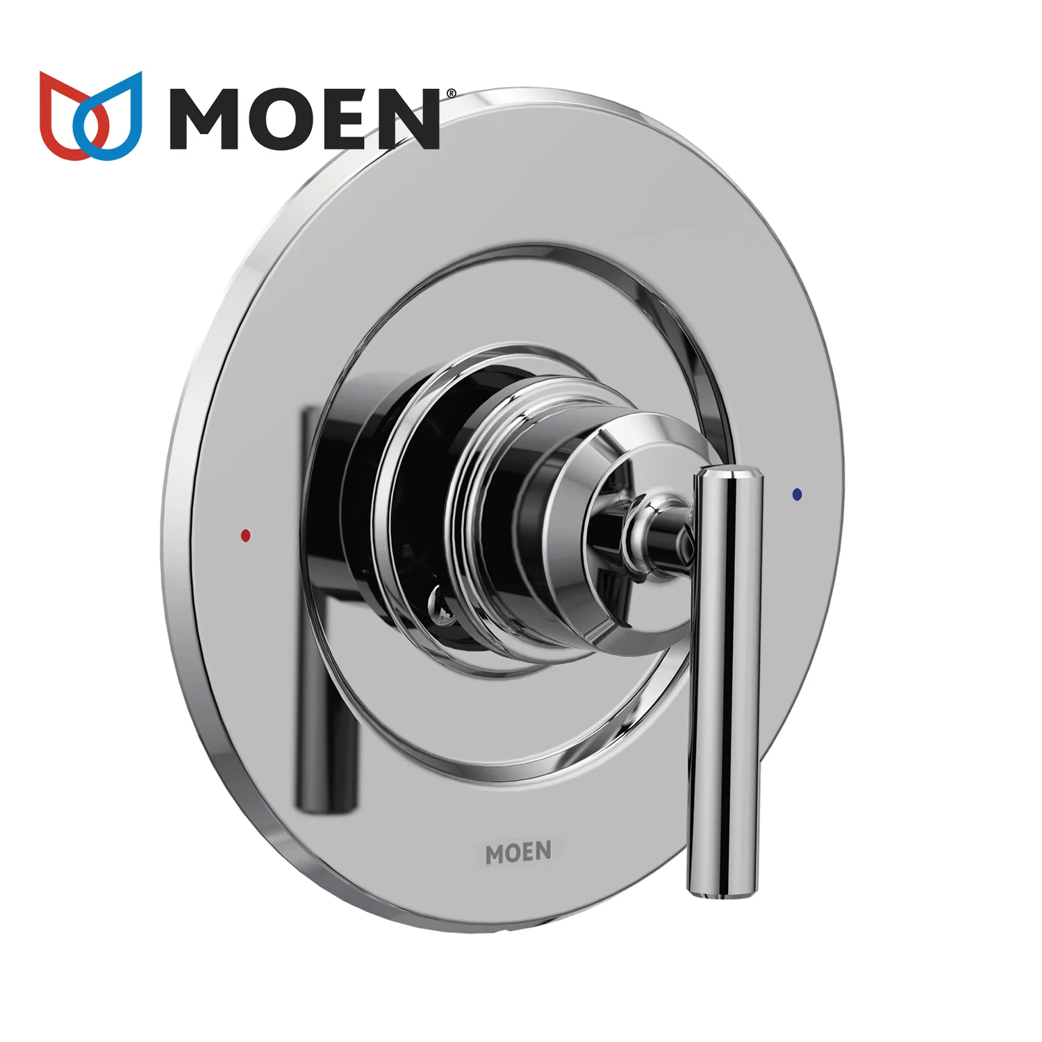 Mo en Gibson Matte Black Posi-Temp Pressure-Balancing Modern Valve Trim, Valve Required, T2901BL