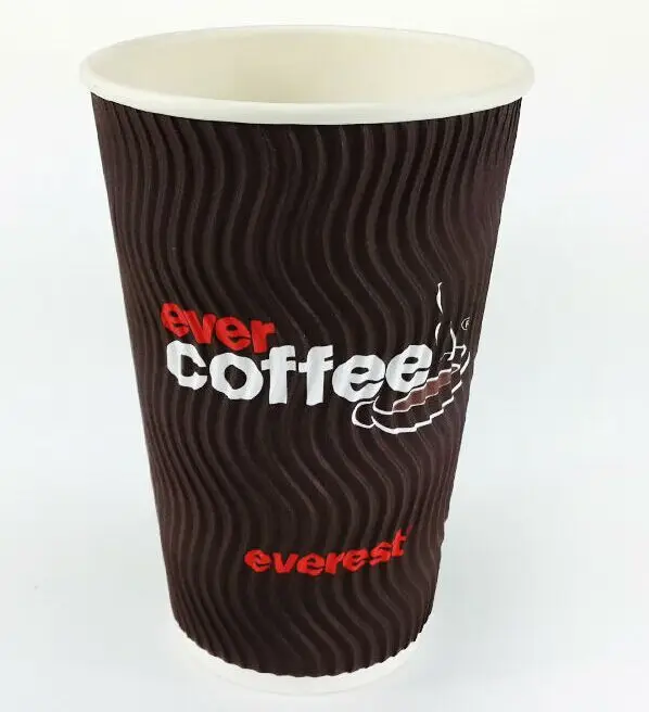 OEM Factory Cheap Price Single Wall Disposable Recyclable Environmental 16 oz Coffee cup with Customized Logo
