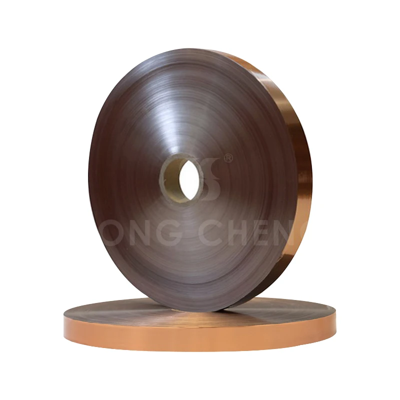 Copper color single side Aluminum foil Alu/PET  for duct