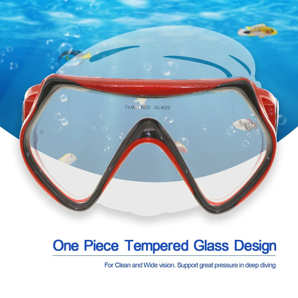 Маски для подводного плавания для взрослых, принадлежности для фридайвинга, очки для подводной охоты, комплект оборудования для ныряния с храпом