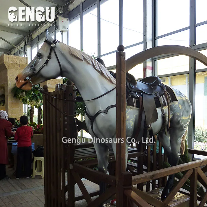 Amusement Rides Fiberglass Horse