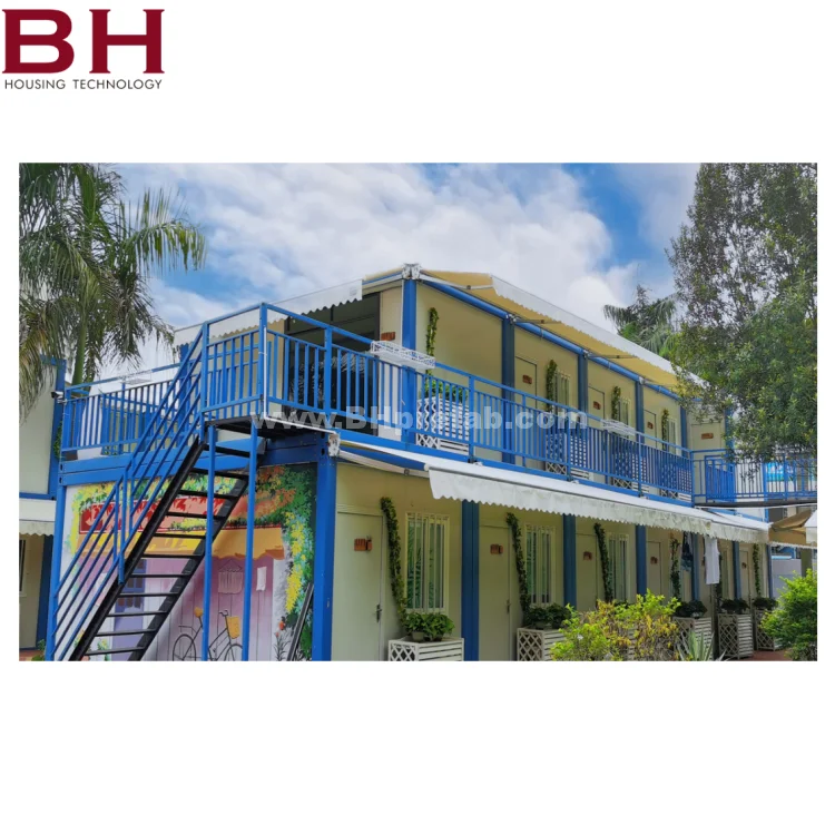 New Model Customized  Detachable Container House prefab prefabricated houses with Terrace For office