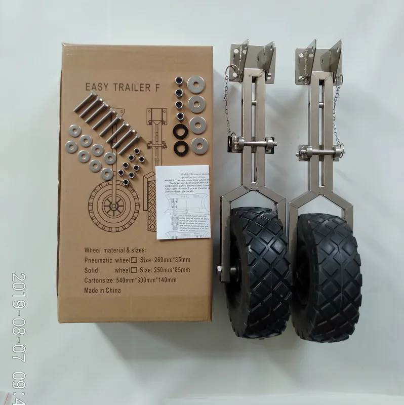 F-образный надувной прицеп для лодки, прицеп, рамка из нержавеющей стали с колесами