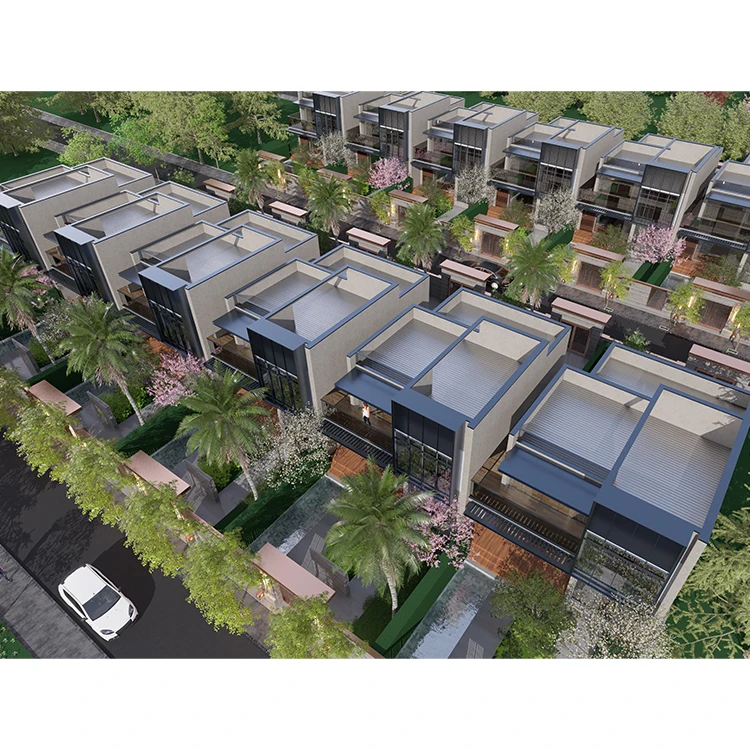 OYYF Quick Build Prefabricated Mobile Modern House Design Modular Building Villa