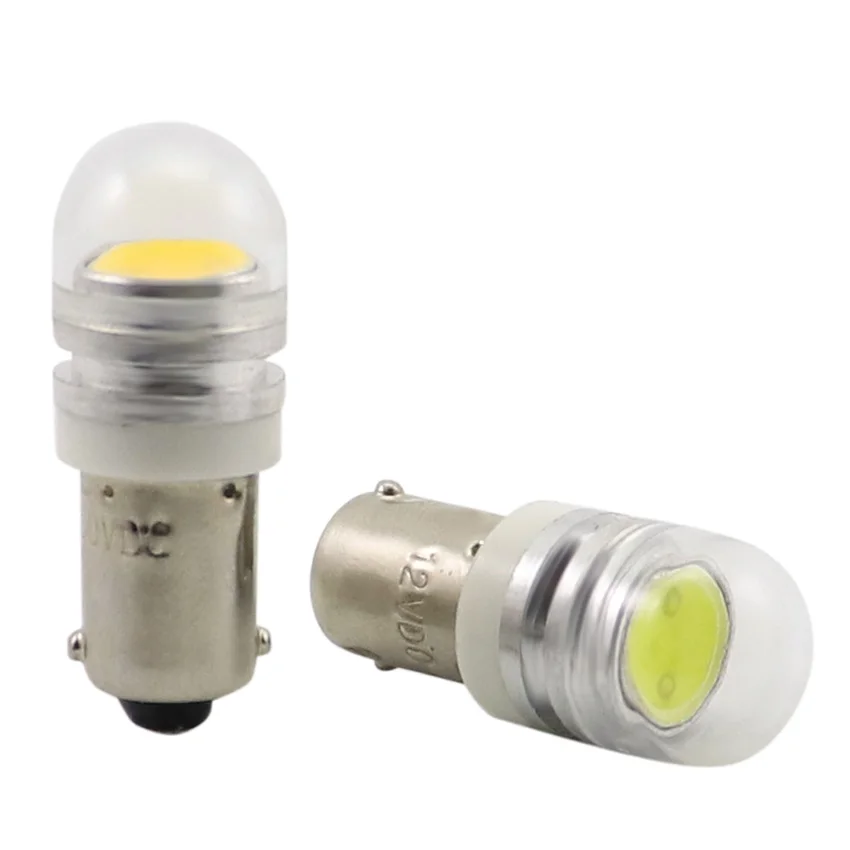 AMYWNTER E10 Led 12-24VDC Ba9S led 1 Вт Светодиодный индикатор теплый белый Янтарный