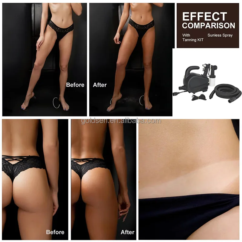 Fluid nozzle 0.5 mm hvlp fine mist spray electric tanning machine spray tan gun mobile hvlp turbine sprayer for home and salon