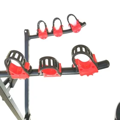 Foldable Steel Material Load 130kg Carrier 2 To 3 Bicycles Car Trunk Mountain Bike Rack