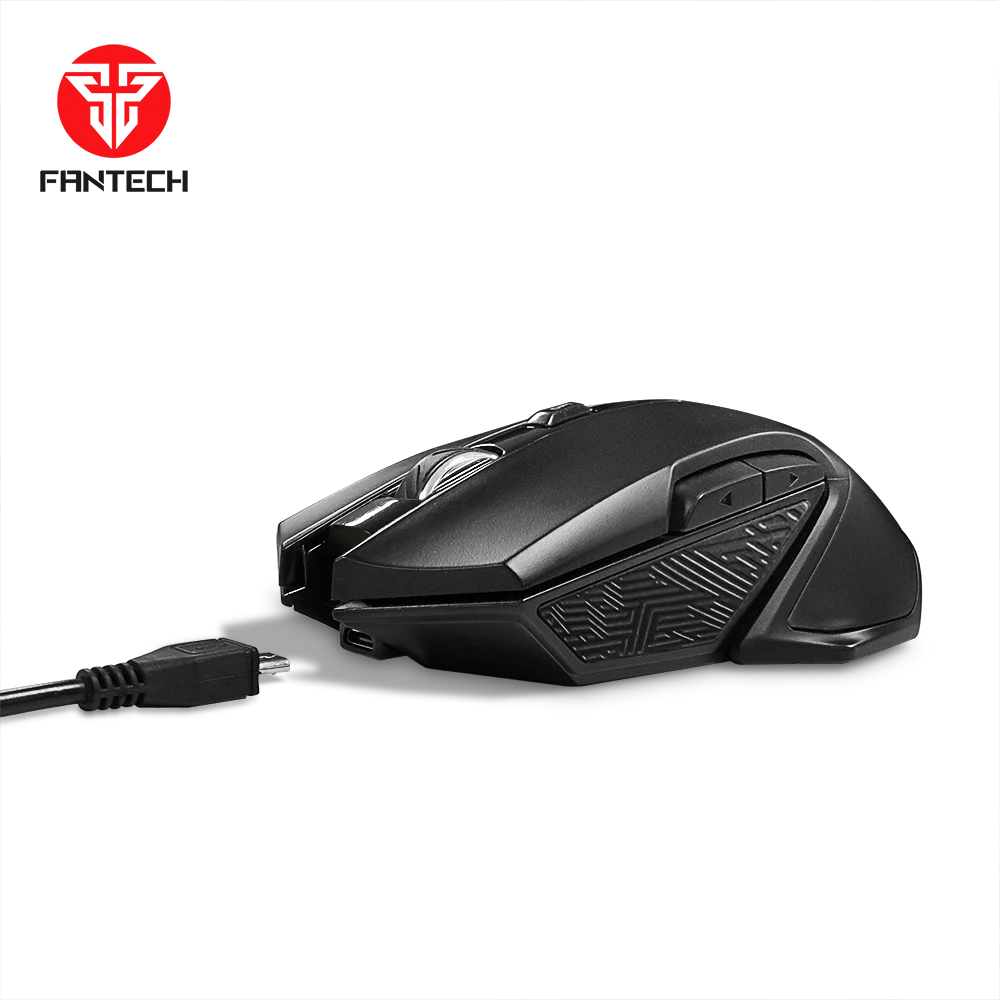 Профессиональная Беспроводная игровая мышь Fantech WGC1 Venom с логотипом на заказ и игровым датчиком PIXART