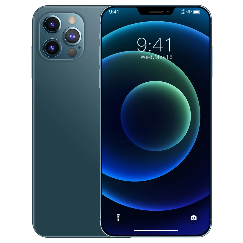 i12 pro max 6.7-inch original smartphone Global version unlocked Phone12 12GB+512GB 10core 4G 5G Network Android mobile phone