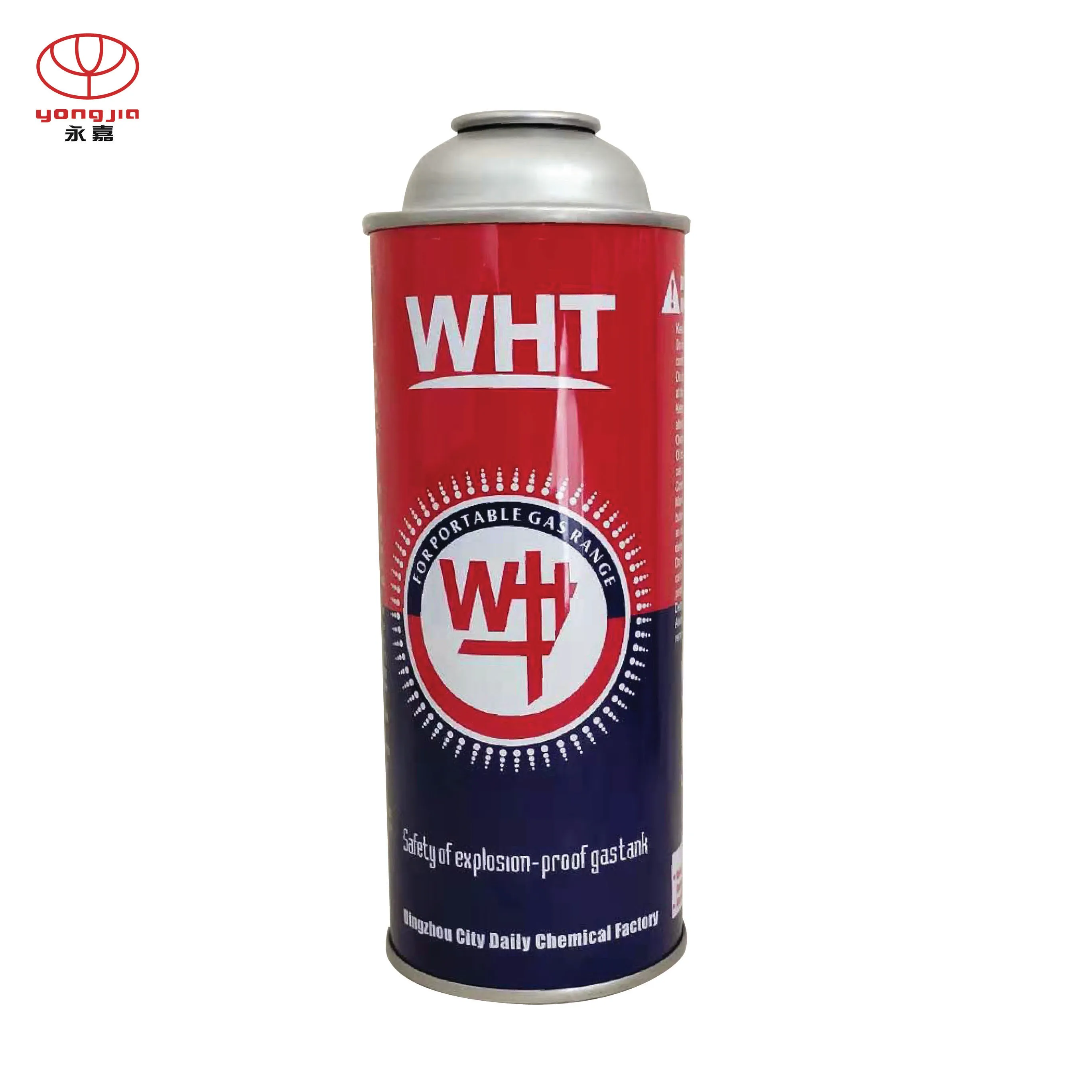 
Aerosol tin can for butane gas and refillable aerosol empty spray butane gas 