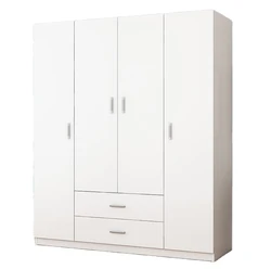 Hot Selling Factory Customized Cheap Modern Multi-function Home Clothing Armoire Wooden Wardrobe Cabinet with Drawer