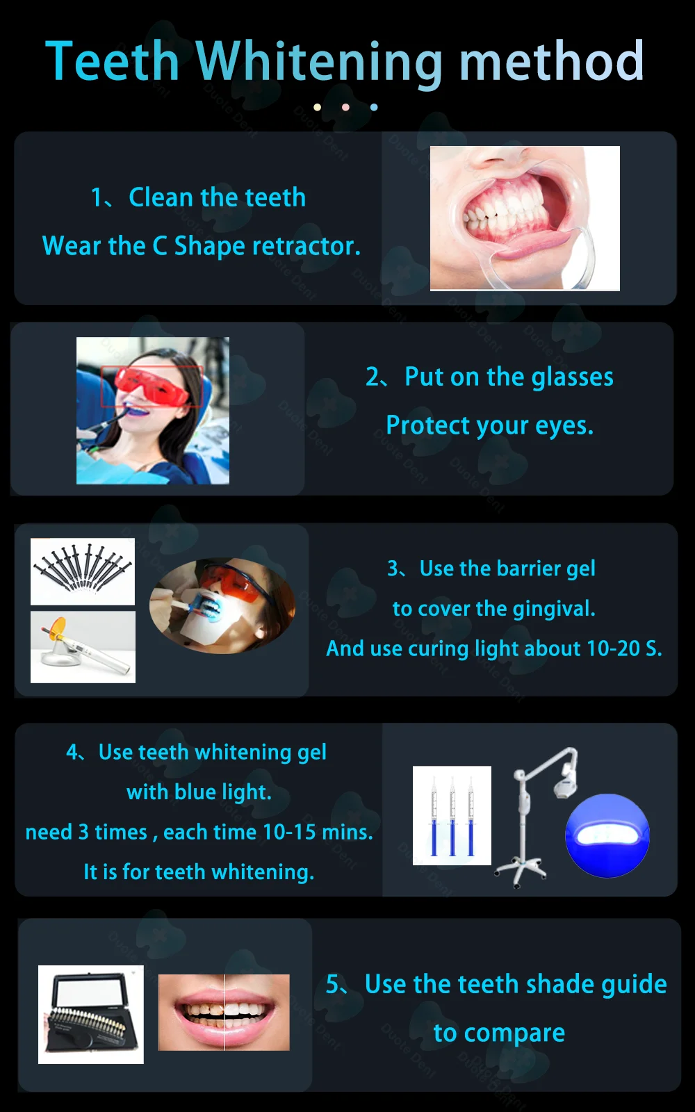 Factory Price Dental chair Portable , Bleaching Light  LED Teeth Whitening  lamp machine