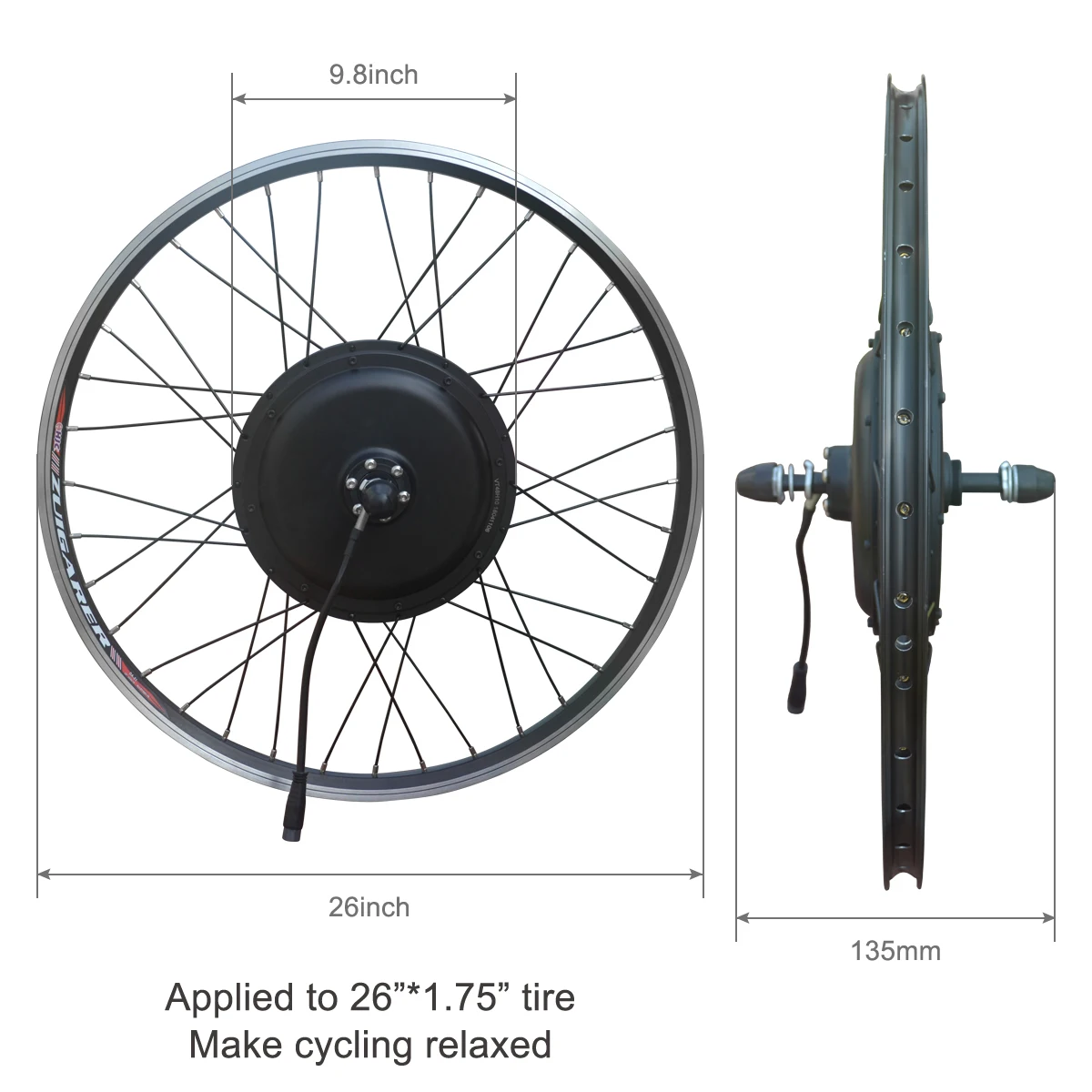 1500w 2000w 3000w e bike e-bike ebike hub motor conversion kit full kit with battery controller