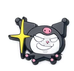 Custom croc kawaii cartoon vendor croc charms Kuromii shoe charms fit for kids shoe accessories shoe lace charms