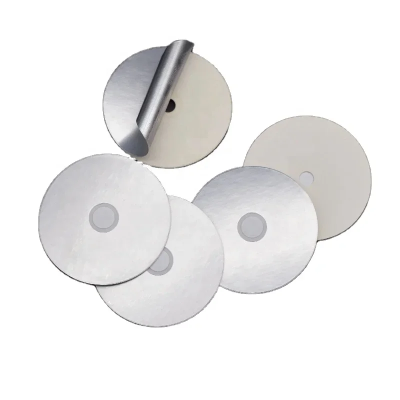 Custom Sizes Air Released Aluminum Foil Vent Bottle Cap Seal with Paper Backed Separable