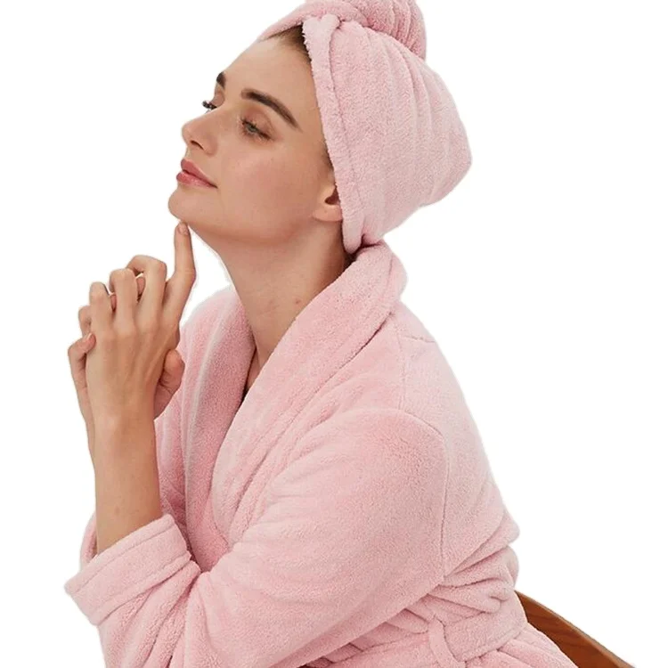 
2020 wholesale Soft nightwear flannel pyjamas and robe 