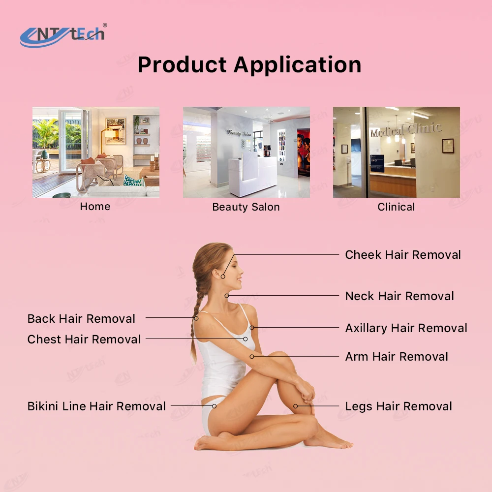 Portable 808nm diode laser nd yag laser hair removal machine 2 in 1