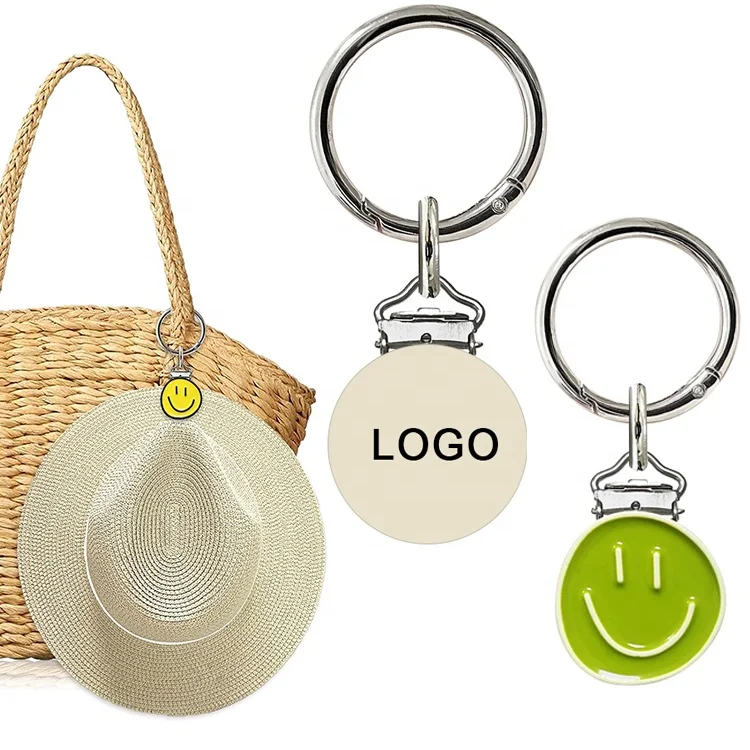 Souvenir Gift High Quality Genuine Metal Wholesale Custom Strong Magnetic Sun Hat Clip for Traveling
